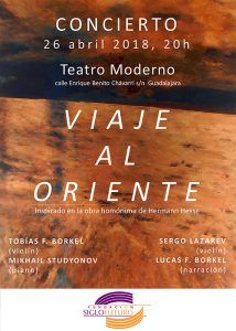 Música y ciencia en el Teatro Moderno, el jueves, 26 de abril