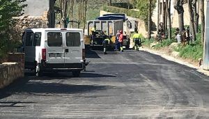 Continúan a buen ritmo las obras en las pedanías de Brihuega, ya está el asfaltado en Valdesaz y se ha restaurado el ayuntamiento de Villaviciosa