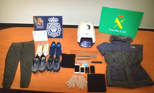 Detenidos seis atracadores por el robo en varios locales comerciales en Cuenca y el corredor del Henares