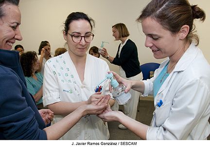 El Hospital de Guadalajara celebra una jornada para concienciar sobre la importancia de una correcta higiene de mano