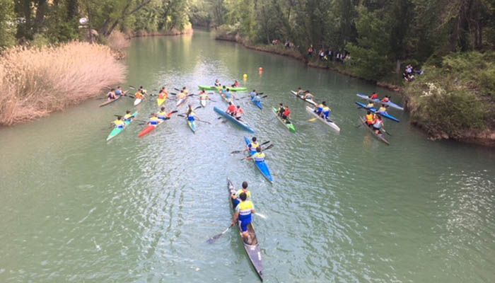 El Júcar acoge el XI Trofeo Piragüismo Diputación de Cuenca Jóvenes Promesas