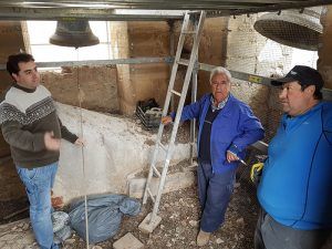En ejecución la rehabilitación de la torre de Saceda del Río