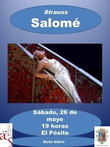 Este sábado, la iniciativa 'Vive la Opera' en Sigüenza proyectará Salomé, de Richard Strauss
