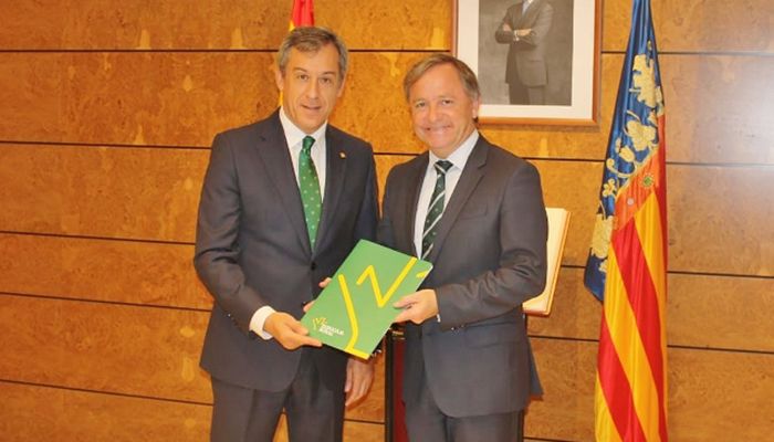 Eurocaja Rural traslada al delegado del Gobierno en Valencia su apuesta por el desarrollo del territorio