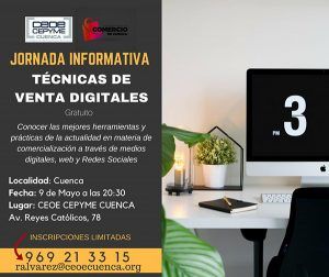 La Asociación del Comercio de Cuenca celebra el miércoles una jornada sobre técnicas de venta digitales