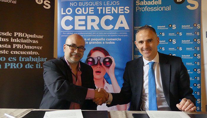 La Asociación del Comercio de Cuenca y Banco Sabadell colaborarán para dar servicio a las empresas del sector