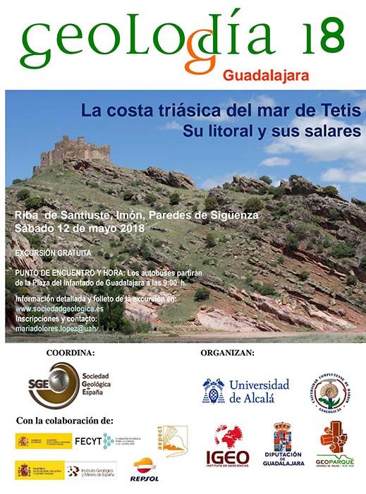 La Diputación de Guadalajara colabora con el Geolodía que tiene lugar este sábado entre Riba de Santiuste, Imón y Paredes de Sigüenza