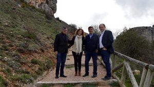 Las ayudas de la Junta para obras de emergencia contribuyen a recuperar el camino a la cueva natural de La Vega del Codorno