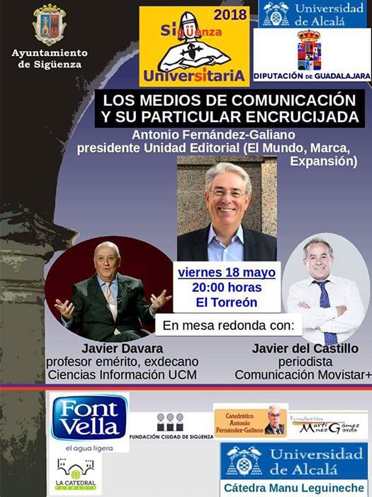 Los medios de comunicación y su particular encrucijada, a debate este viernes en Sigüenza