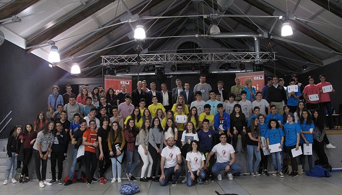 Los Titanes, del IES Aguas Vivas, ganan la primera competición de robótica para institutos organizado por CEEI Guadalajara