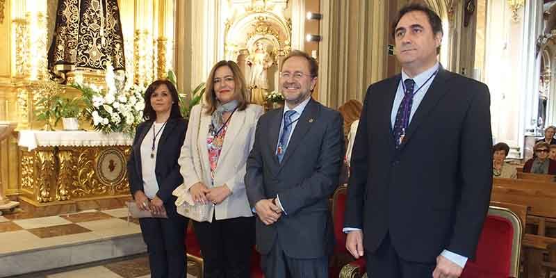 Mariscal y la Corporación Municipal asisten a la misa de la Virgen de la Luz y renuevan el voto hecho en 1736