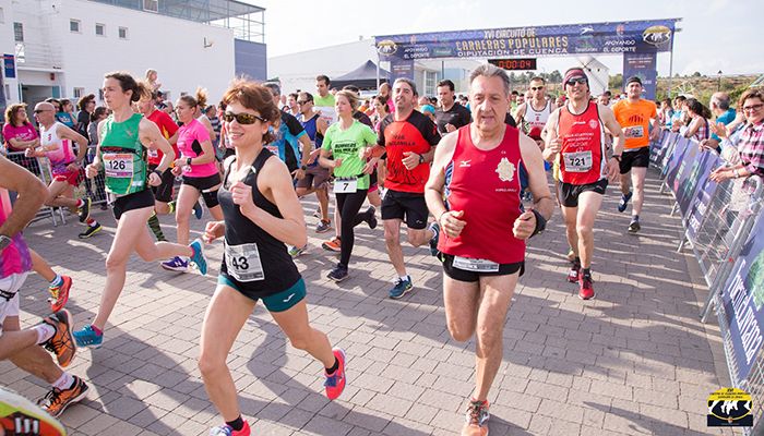Saúl Ordoño y Mª Jesús Algarra se imponen en Minglanilla en la séptima prueba del XVI Circuito de Carreras Populares