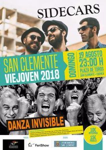 Sidecars y Danza Invisible en la Feria 2018; el cartel más ‘viejoven’ para todos los públicos