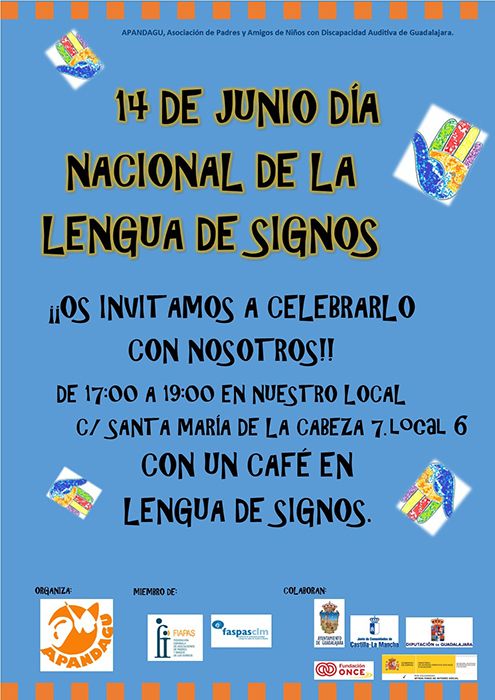APANDAGU organiza un café muy peculiar para dar a conocer a todo el mundo la Lengua de Signos