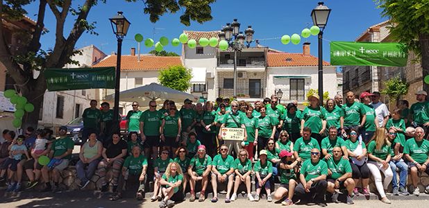 Camino verde de esperanza contra el Cáncer en Escariche