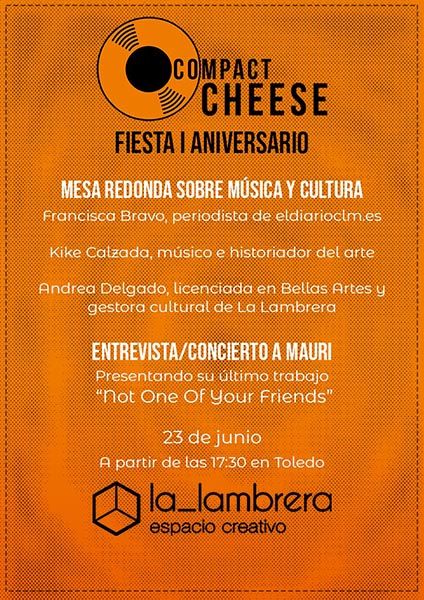 Compact Cheese Music celebra su primer aniversario en Toledo