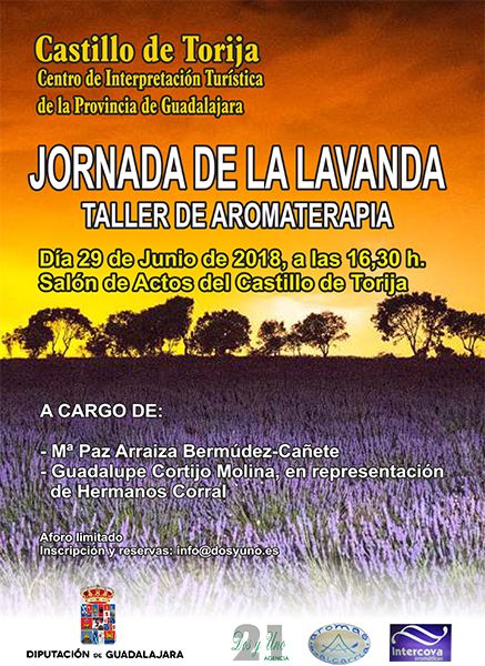 El castillo de Torija acoge una jornada monográfica sobre la lavanda, organizada por la Diputación de Guadalajara
