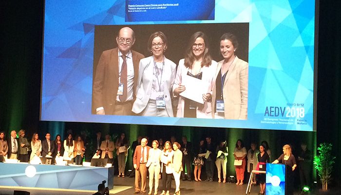 El servicio de Dermatología del Hospital de Guadalajara logra el primer premio en el concurso de casos clínicos para residentes en el Congreso Nacional