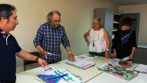 Entrega de obsequios del concurso de pintura contemporánea organizado por Cuenca Abstracta