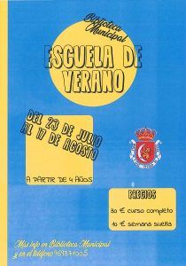 Escuela de Verano en la Biblioteca Municipal de Huete