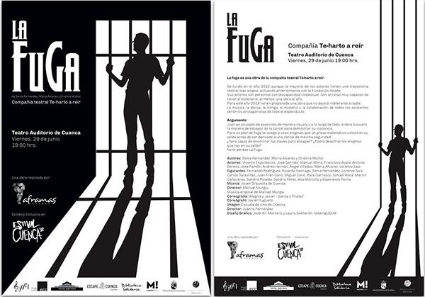 Estival Cuenca estrena la obra de teatro inclusivo “La Fuga”