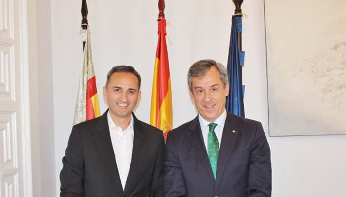 Eurocaja Rural traslada al presidente de la Diputación Provincial de Alicante su implicación en la dinamización del territorio