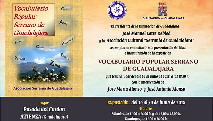 Exposición Vocabulario Popular Serrano en la Posada del Cordón de Atienza hasta el 30 de junio