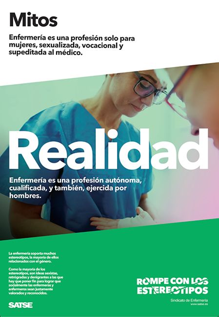 Gran acogida profesional y social de la campaña “Rompe con los estereotipos” de SATSE 3 Gran acogida profesional y social de la campaña “Rompe con los estereotipos” de SATSE