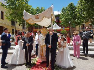 Gran participación en la celebración del Corpus Christi en Huete 2018