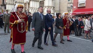 La Corporación Municipal de Cuenca asiste a la Procesión del Corpus