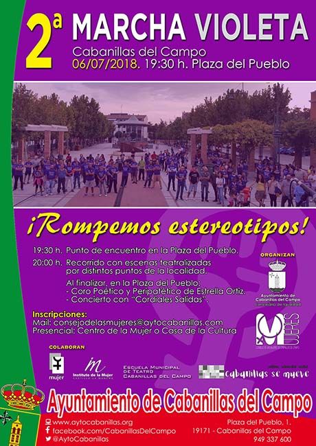 La Marcha Violeta regresa a Cabanillas este viernes 6 de julio, dispuesta a “romper estereotipos”