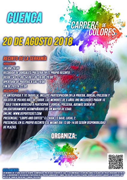 Abierto el plazo de inscripción de la Carrera de Colores en Cuenca