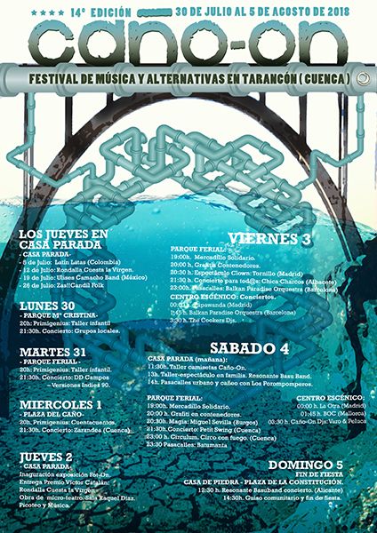 Caño On Festival tiene todo listo para su edición XIV