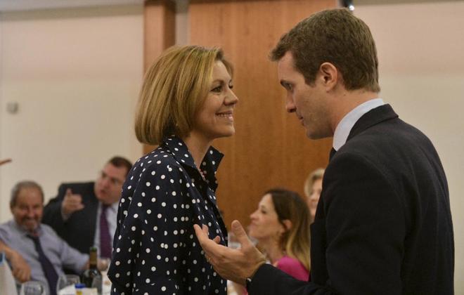 Cospedal hace público su apoyo Casado puede ser una magnífica opción para que el PP luche por España