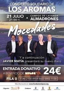 Diputación de Guadalajara se vuelca con Fundación NIPACE colaborando en la organización del concierto solidario ‘Los Aromas’