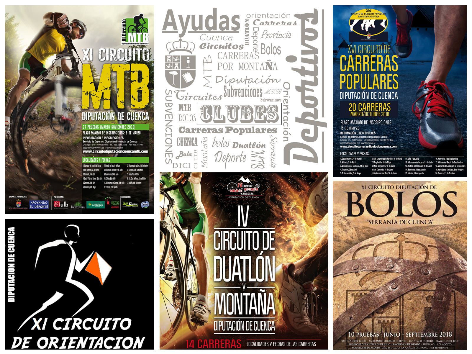 Diputación otorga casi 80.000 euros a 37 clubes deportivos por la organización de pruebas de los Circuitos Provinciales