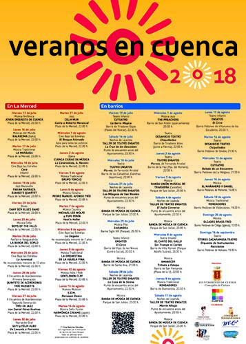 El Casco Antiguo de Cuenca, sus barrios y pedanías vuelven a vibrar al son de las actuaciones de “Veranos en Cuenca”