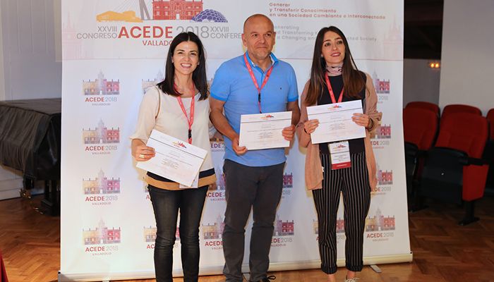 El grupo de investigación inCore, premiado en el Congreso de la Asociación Científica de Economía y Dirección de la Empresa