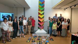 El primer seminario dedicado al arte geométrico y a la figura y obra de Francisco Sobrino obtiene una acogida  muy satisfactoria