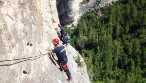 El Servicio de Bomberos de Diputación de Cuenca el protocolo de rescate de la vía ferrata de Fuertescusa