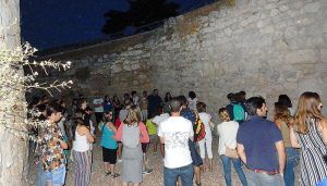 Excelente respuesta del público a las visitas guiadas nocturnas en el Parque Arqueológico de Segóbriga