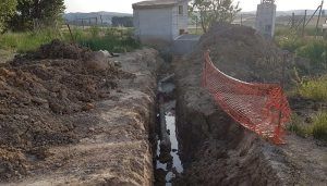 Finaliza en Huete la obra de cambio de tubería y válvulas primera fase