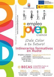 Huete acogerá itinerarios formativos dirigidos a jóvenes con edades entre los 16 y 29 años