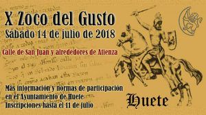 Huete prepara un amplio programa de actividades para celebrar el Zoco del Gusto 2018