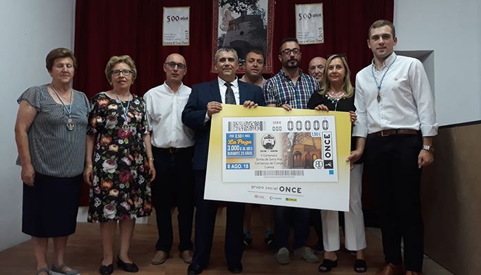 La Ermita de Santa Ana, de Carrascosa del Campo, celebra su V Centenario en el cupón de la ONCE