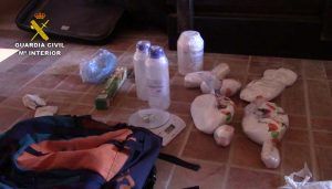 La Guardia Civil desmantela un grupo organizado dedicado al tráfico de drogas en la comarca de La Mancha conquense
