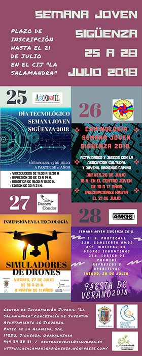La Semana Joven de Sigüenza 2018 se dedica este año a la tecnología 1 La Semana Joven de Sigüenza 2018 se dedica este año a la tecnología