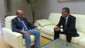 Latre se reúne con el subdelegado del Gobierno en Guadalajara