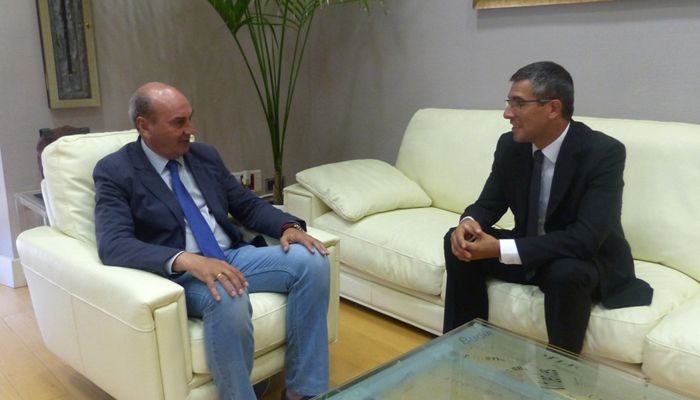 Latre se reúne con el subdelegado del Gobierno en Guadalajara