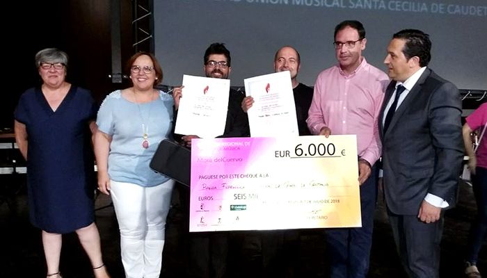 Prieto subraya la búsqueda de la excelencia del Certamen Regional de Bandas de Música Villa de Mota del Cuervo